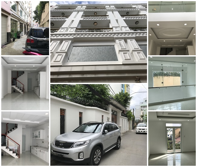 Nhà 3 lầu thiết kế Cổ điển hẻm ôtô 7 chỗ vào tận nhà Khu VIP Lê Quang Định, Quận Bình Thạnh